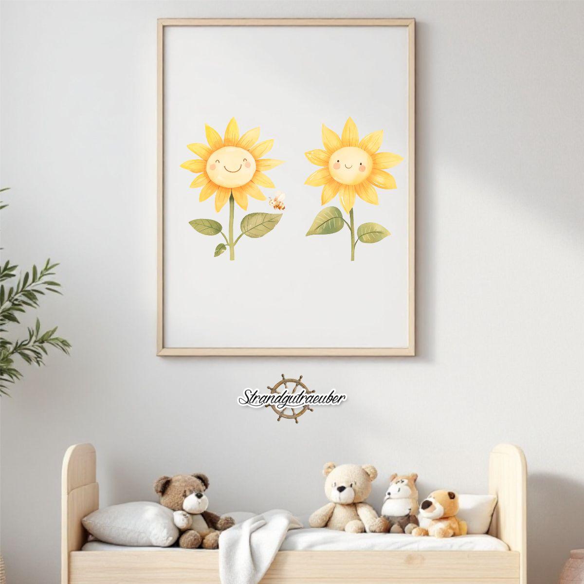 Buegelbild Sonnenblumen Buegelbild Sonnenblumen